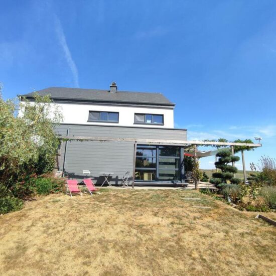 Construction maison ossature bois Benonchamps architecte Kaiser Valérie