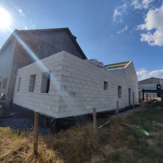 Chantier nouvelle maison en autoconstruction WandeBourcy