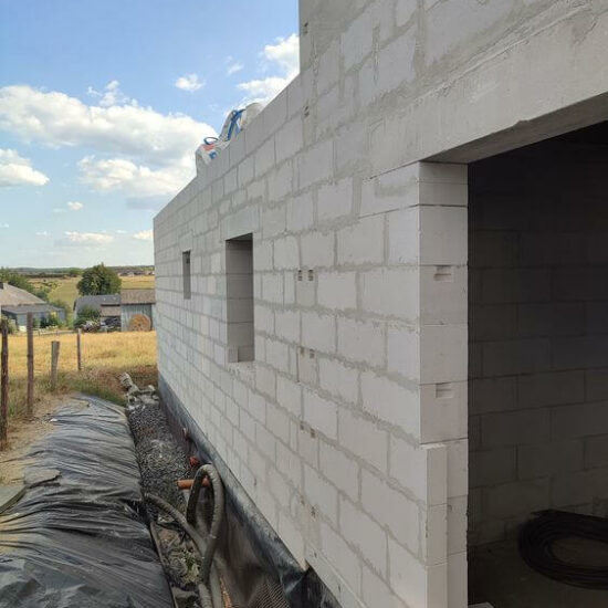 Chantier nouvelle maison en autoconstruction WandeBourcy