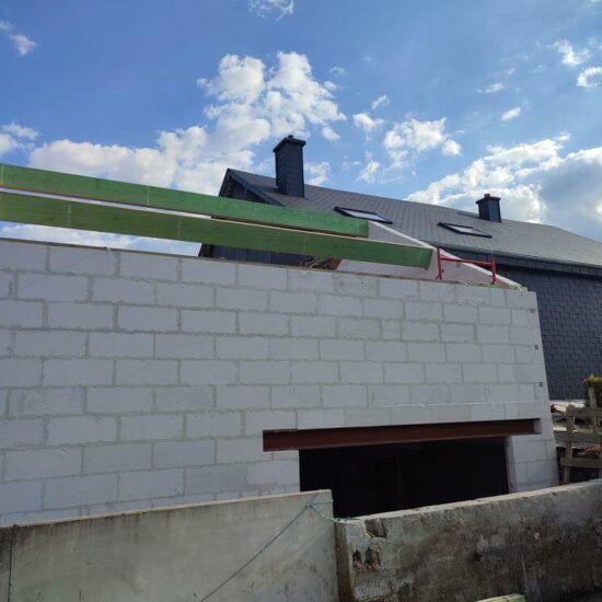 Chantier nouvelle maison en autoconstruction WandeBourcy