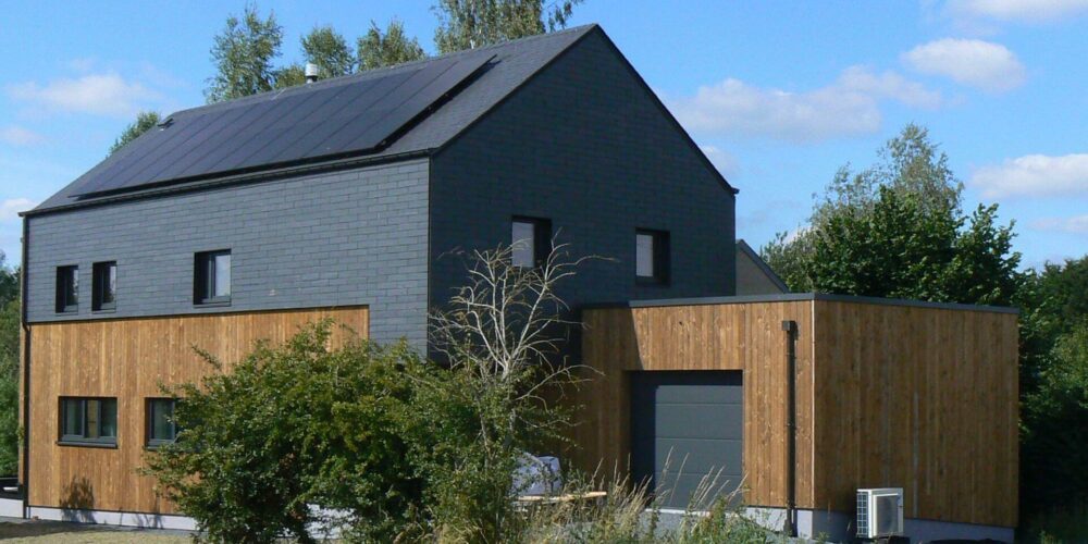 Maison ossature bois Bastogne Marvie Architecte Kaiser Valerie
