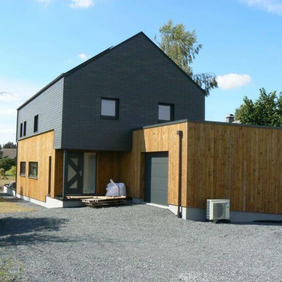 Maison ossature bois Marvie Architecte Kaiser Bastogne