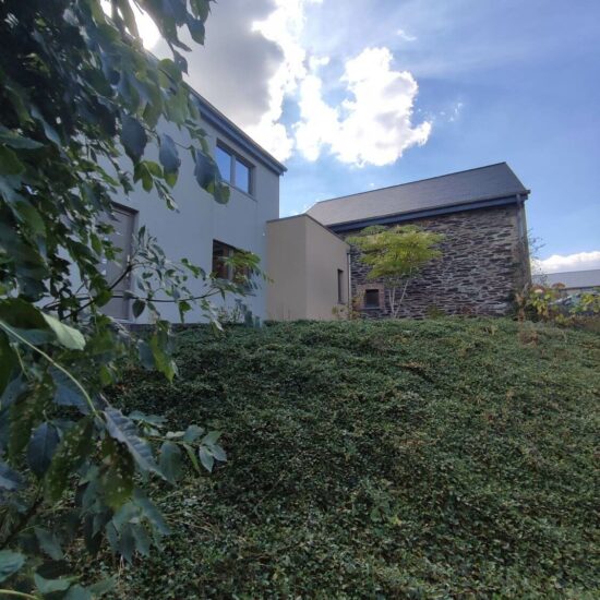 Valérie Kaiser rénovation grange Houiffalize et nouvelle construction