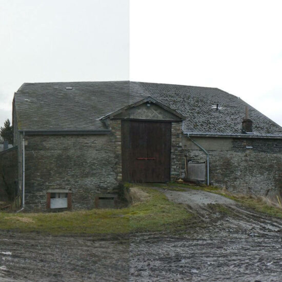 Transformation grange avant Vielsam architecte Kaiser Valérie