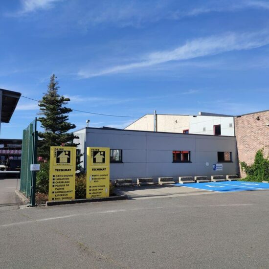 construction centre commercial Bastogne architecte Kaiser