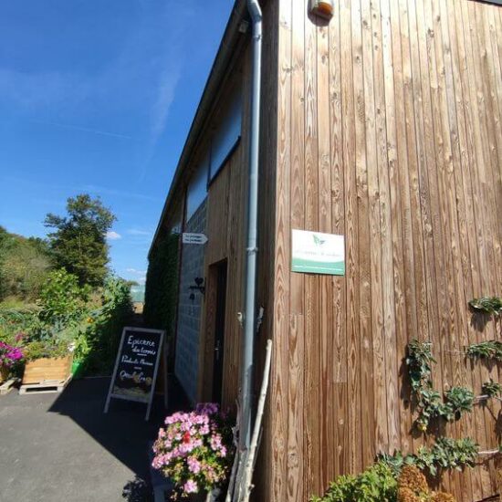 Construction hall agricole Benonchamps architecte Valérie Kaiser