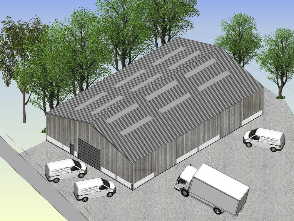 construction hall professionnel architecte Valerie Kaiser