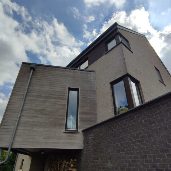 Maison ossature bois Bertogne architecte Kaiser Valérie