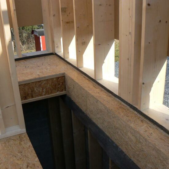 ossature bois maison passive Ruette architecte Kaiser Bastogne