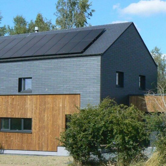 ossature bois nouvelle construction architecte Kaiser Valérie Bastogne