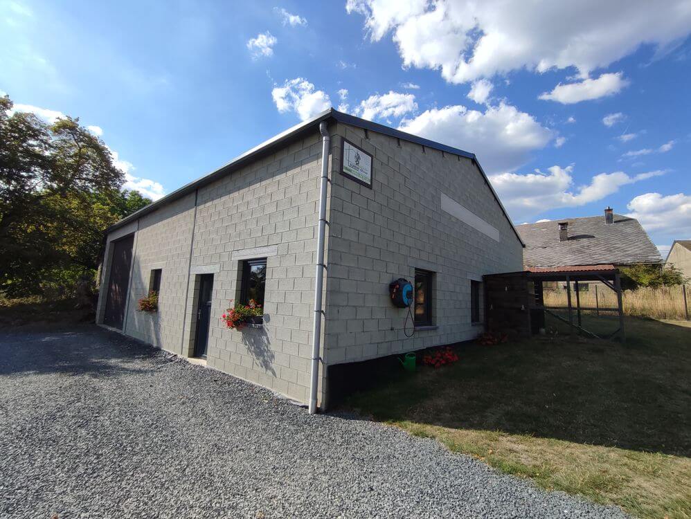 realisation dune remise Vellereux Houffalize architecte Kaiser Valerie