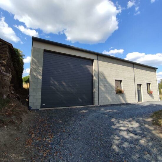 realisation d’une remise Vellereux architecte Kaiser