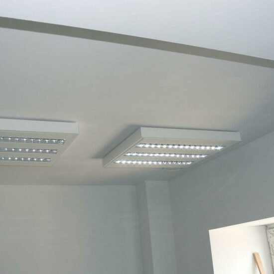 Rénovation école de Bourcy éclairage LED Architecte Kaiser Valérie