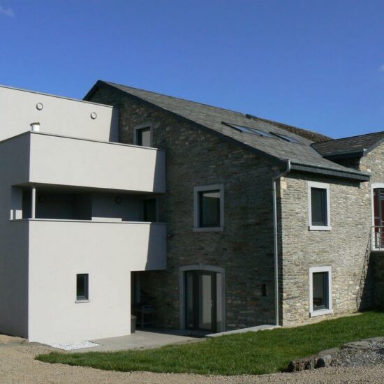 transformation grange en appartement Vielsalm architecte Kaiser Valérie