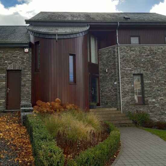 Construction maison avec partie professionnelle à Cobru (Bastogne) Architecte Kaiser