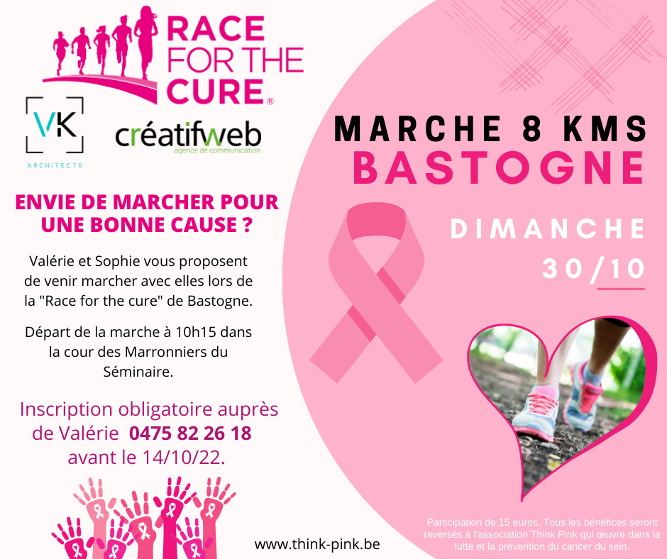 Race for the cure Bastogne 2 Valerie Kaiser architecte Creatifweb 1