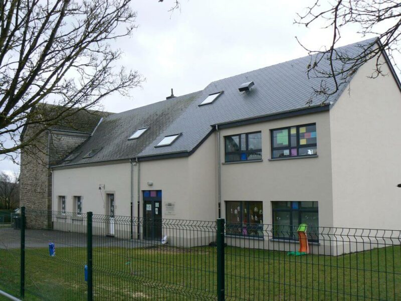 Extension école à Marvie. Construction classes supplémentaires