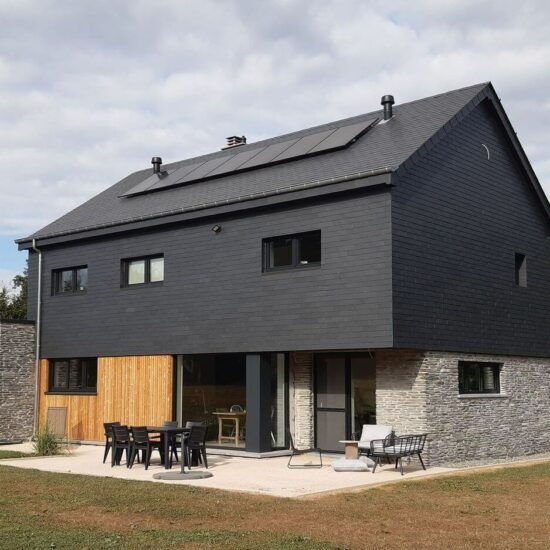 Nouvelle construction moderne à Ottrée Architecte Valérie Kaiser