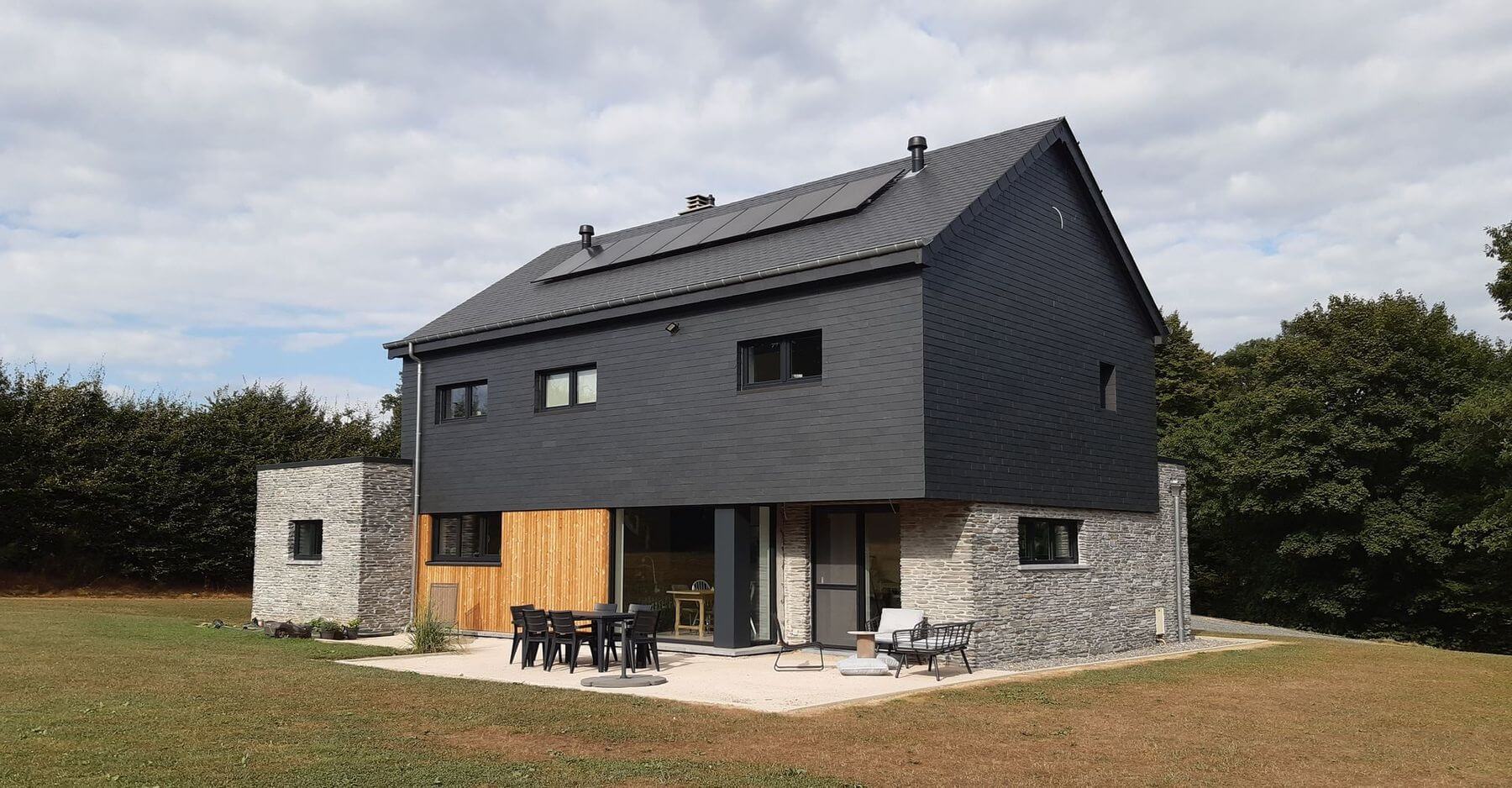 Nouvelle construction moderne à Ottrée Architecte Valérie Kaiser