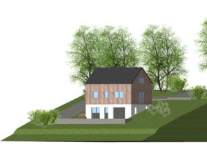 Habitation pour personne électro-hypersensible 3 projet 3D chantier a venir habitation pour personne electro hypersensible Architecte Kaiser