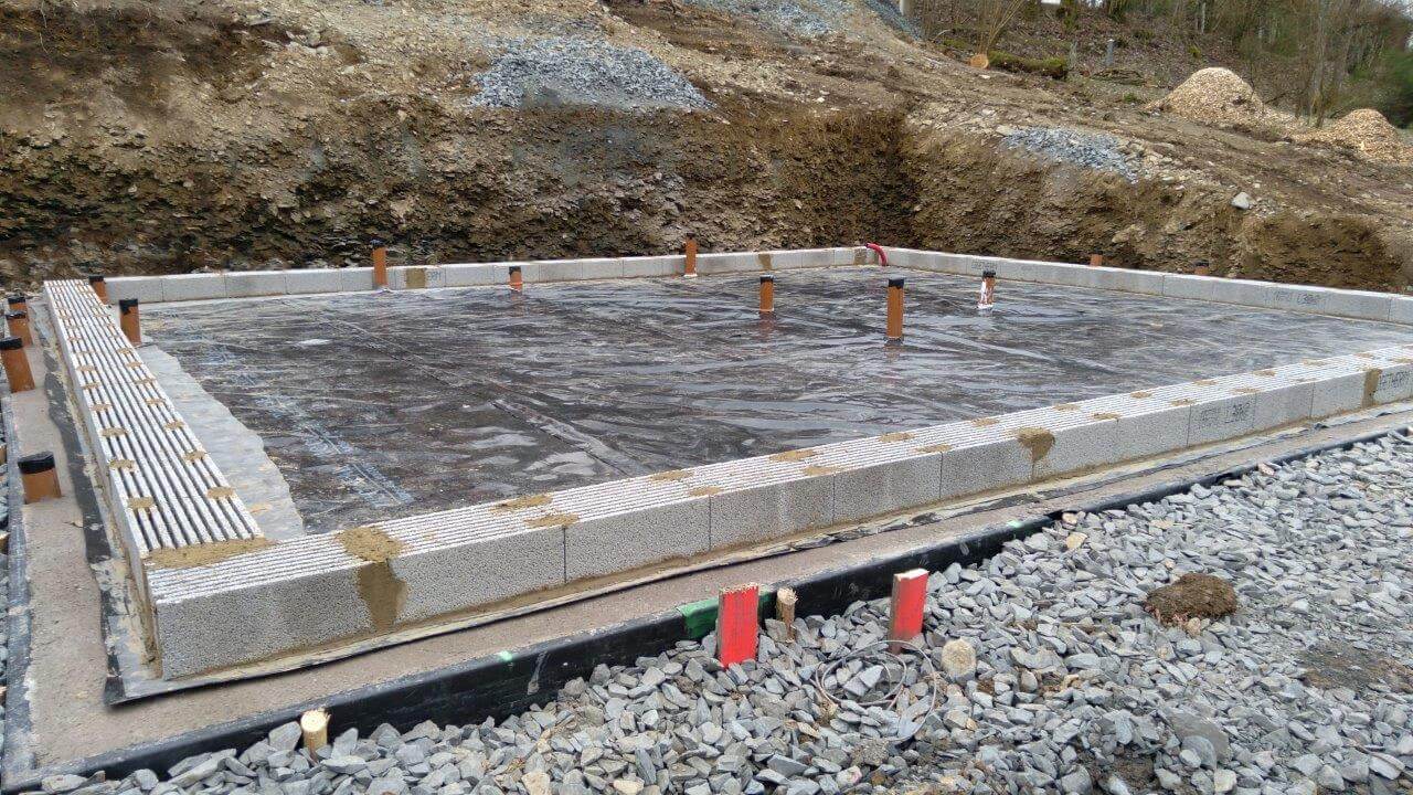 Membrane anti-radon 3 pose membrane anti radon habitation architecte Kaiser Valerie 1