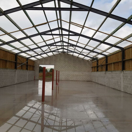 Construction Hall agricole Jubiéval Architecte Kaiser Valérie Bastogne (6)